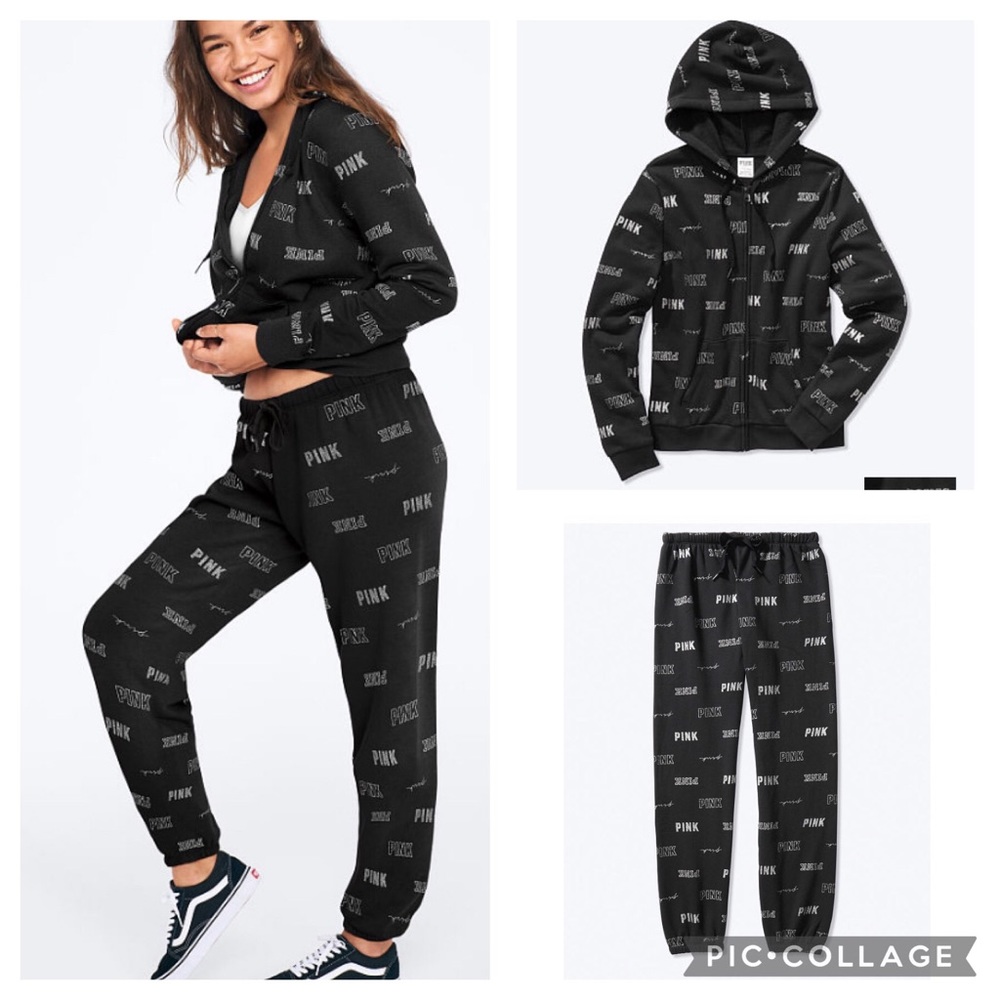 NIP. BLING PERFECT FULL ZIP HOODIE AND PANTS